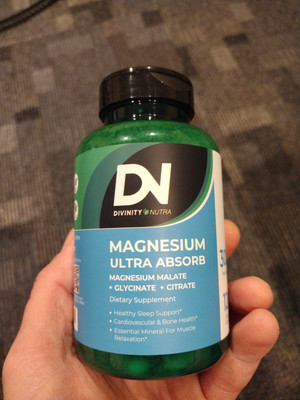 DN Divinity Nutra Triple Magnesium Complex Supplement 300mg - 120 Caps exp 5/27