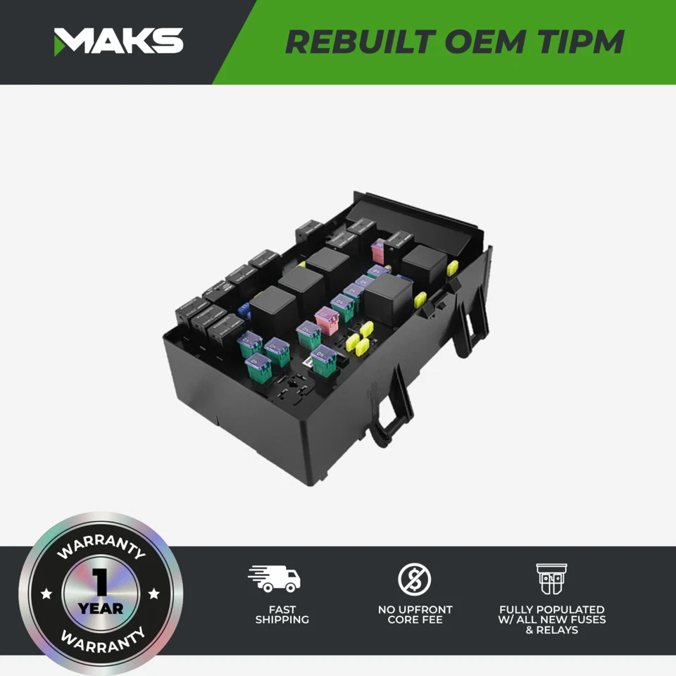 Chrysler Town & Country/Voyager 2002 OEM reconstruido TIPM caja de fusibles 04869202 Foto 2 de 4