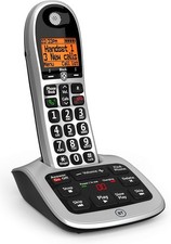 BT 4600 Cordless Landline Phone Black, Single Handset, 60 Min Answer Machine