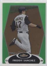 2008 Topps Finest Green Refractor 49/199 Freddy Sanchez #109 5w0