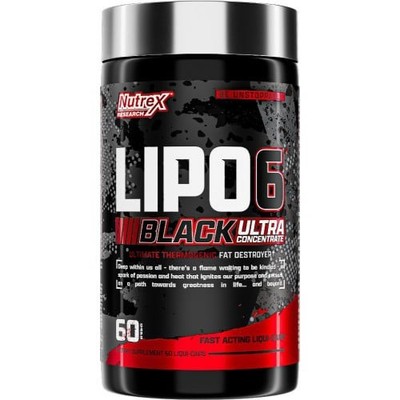 Nutrex Lipo-6 Black Ultra Concentrate 60 Caps | Extreme Potency