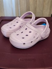 Toddler Girls Lavender Slip On Clogs SizeM 7-8 Brand New w Tag