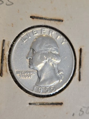 1955 Washington Quarter - AU Condition 90% Silver