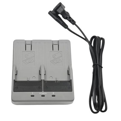 CDC77 Dual Battery Charger Topcon HiPer V BDC70 BDC71 BDC72 Sokkia Total Station