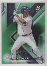 2019 Bowman Platinum Wal-Mart Top Prospects Green Foil 71/99 Jose Azocar 0c2