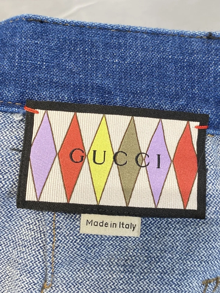 Pantalones cortos vaqueros azules Gucci para mujer talla 32 Foto 3 de 4