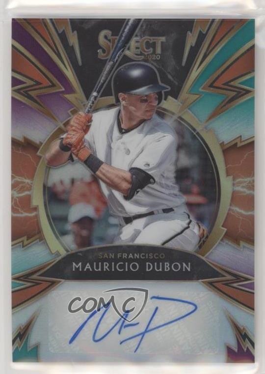 2020 Panini Select Tri-Color Prizm 30/49 Mauricio Dubon Rookie Auto RC 1u6