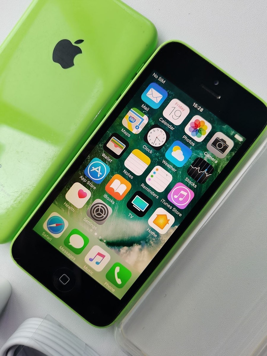 Apple iPhone 5c - 8 GB / 16 GB / 32GB - Green (Unlocked) 90% NE W