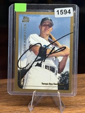 JOSH HAMILTON Signed 1999 Topps Rookie #T66 Tampa Bay Devil Rays Card. rookie card picture