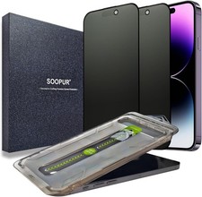 2PCS Matte Privacy Screen Protector for iPhone 14 Pro Max Anti-Spy Anti-Glare