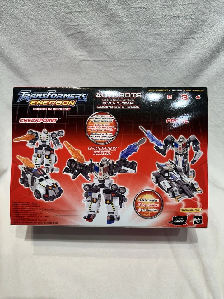 TRANSFORMERS ENERGON - PROWL & CHECKPOINT 2004 SEALED NEW! - Image 4 of 4