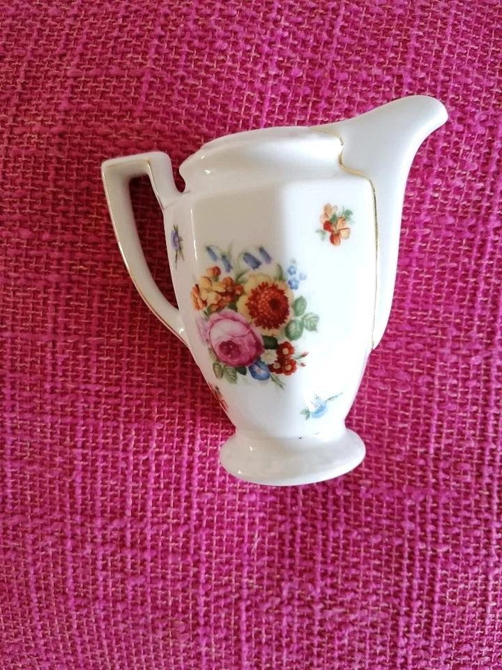 ART DECO 1 lattiera Rosenthal Maria bouquet di fiori TOP e RARO!!! - Immagine 2 di 3