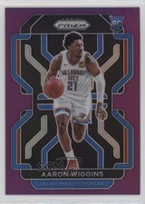 2021-22 Panini Prizm Purple Prizm 81/99 Aaron Wiggins #286 04dh