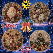 1-4x 5D Xmas Tree DIY Diamond Painting Kit Pe...