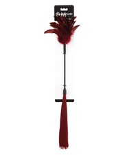 Sex Mischief Enchanted Feather Tickler - Burgundy