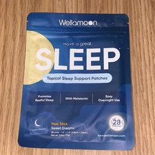 Wellamoon Sleep Support Patches 28 Patches NEW SEALED-Exp 9/17/26