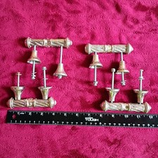 4 Drawer Pulls Silver Rhinestone Bling Prince...