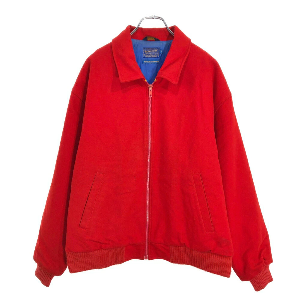 Pendleton Wool Jacket Native Pattern Red Men's XL… - image 1