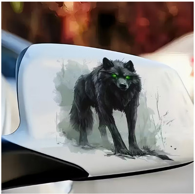 Aggressiver Wolf 3D Aufkleber Sticker Auto Motorrad  Laptop Sticke Wolve Sticker