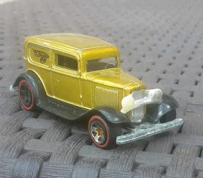 Hot Wheels 32 Ford Delivery Van Gold With Redline Wheels 1988 Thailand