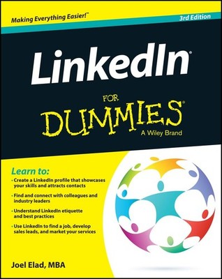 LinkedIn For Dummies - Elad, Joel - Good - See condition notes