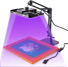 60W LED Exposure Unit for Screen Printing, UV Screen Printing Light with Retract