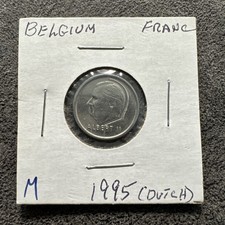 1995 Belgium, Belgique 1 Franc Magnetic. Albert II. KM 188. Dutch.