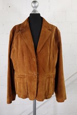 Vivien Caron braune Leder-Jacke Gr.46/L echtes Leder Top Zustand