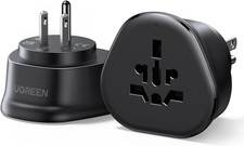 US Plug Travel Adapter, EU/UK/AU/JP/CN/NZ/PH to US Type B , International to US