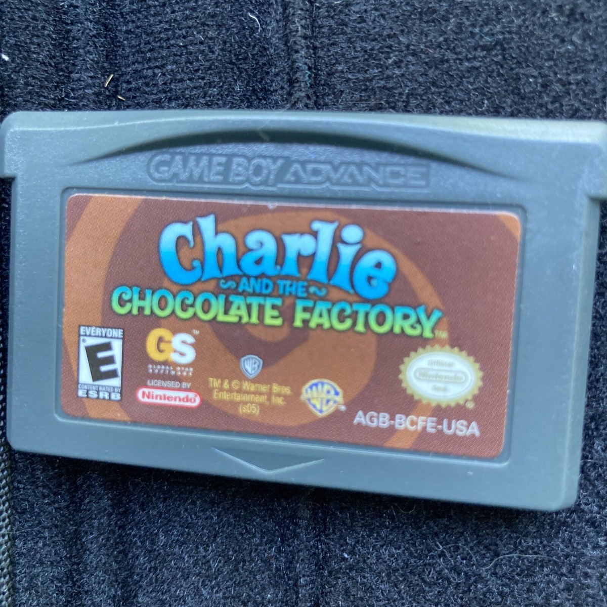 チャーリーとチョコレート工場　ゲームボーイアドバンス　GBA Charlie and the Chocolate Factory - Nintendo Game Boy Advance