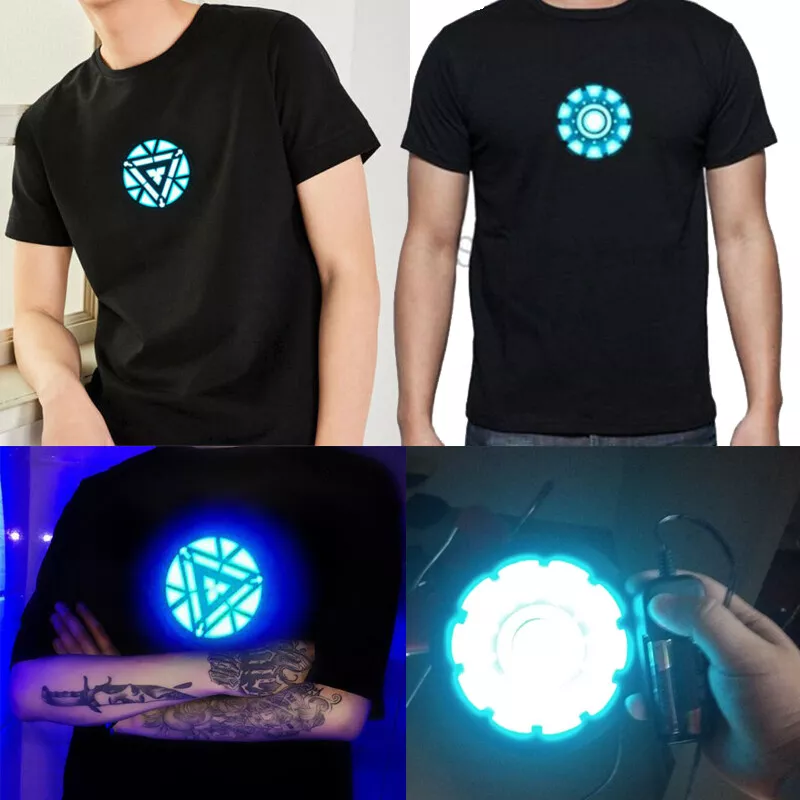 Iron man light up t shop shirt