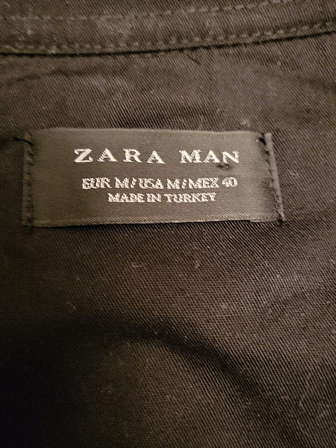 Men ZARA Detailed Shirt With Stylish Brass Colored Rivets SIZE M image 7