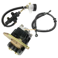 Rear Brake Caliper & Master Cylinder Hose for Yamaha Banshee 350 YFZ350 1987-06