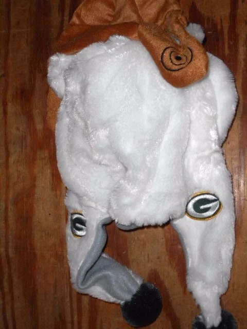 SOMBRERO MASCOTA COLGANTE FOREVER COLLECTIBLES GREEN BAY PACKERS NUEVO CON ETIQUETAS Foto 3 de 3
