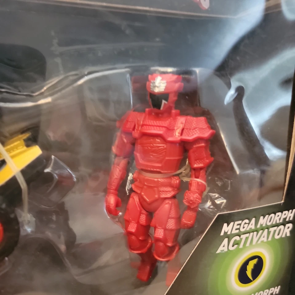 NUEVO Power Rangers Super Ninja Acero Rojo Ranger Mega Morph Activator Lunar Rover Foto 4 de 4