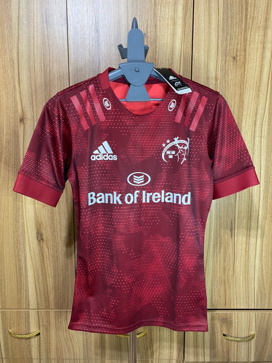 Adidas Munster Rugby Bank Of Ireland ユニ MUNSTER RUGBY CLUB Adidas Bank of Ireland Jersey, Men's Size