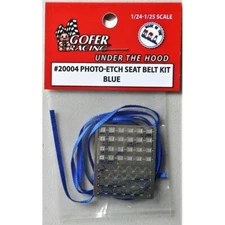 Gofer Racing 1:24-1:25 Photo-Etch Blue Seatbelt 20004
