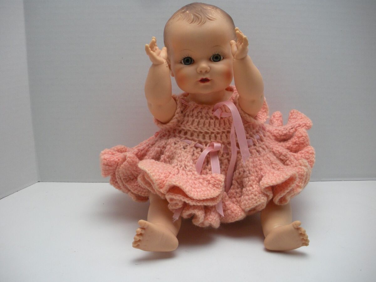 Vestido de crochê para boneca baby alive 