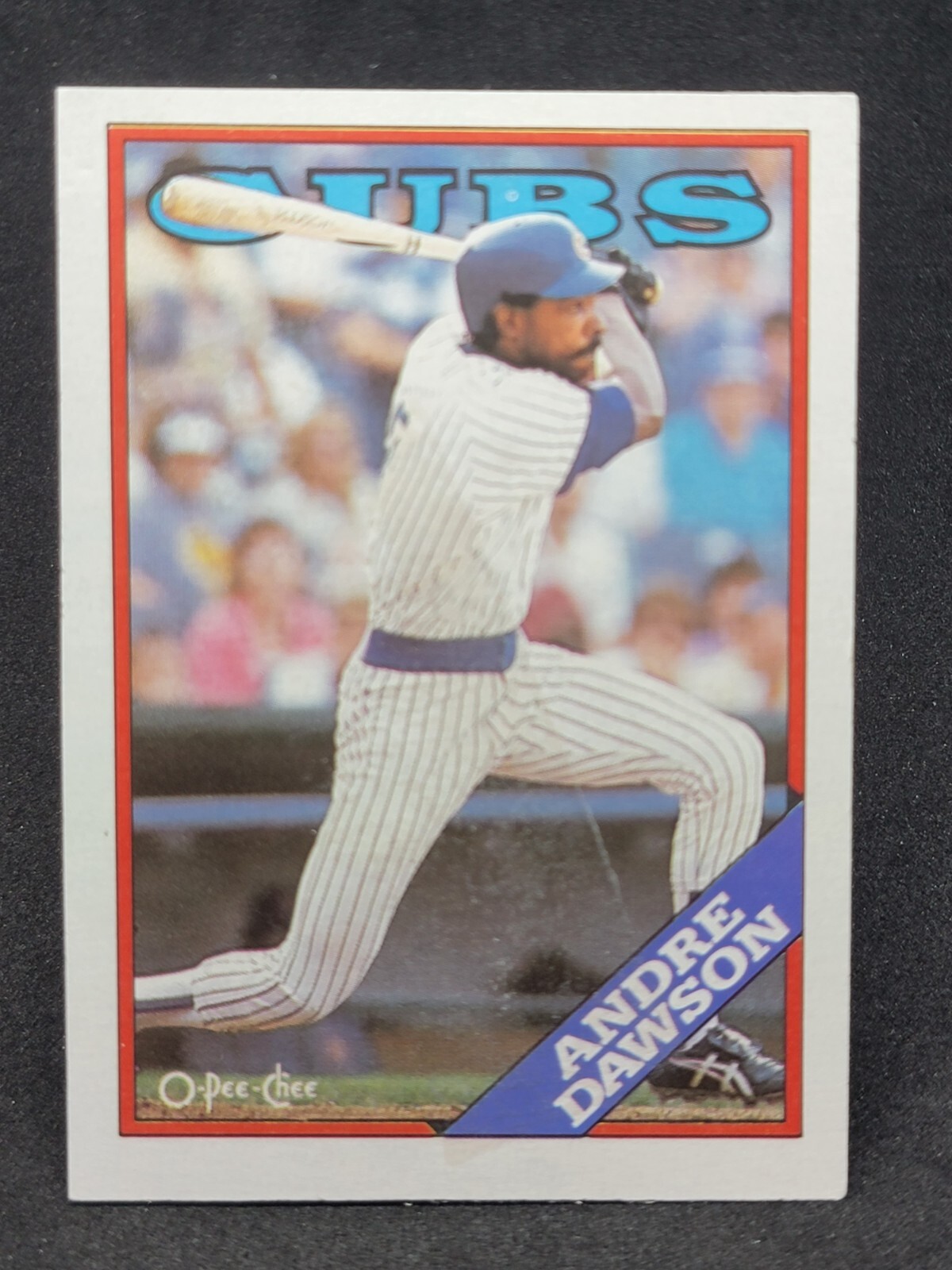 1988 O-Pee-Chee Andre Dawson Chicago Cubs #247 (gum stain) y[0