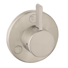 hansgrohe Ecostat Modern 1-Handle 4-inch Wide Diverter Valve Trim Only in Brushe