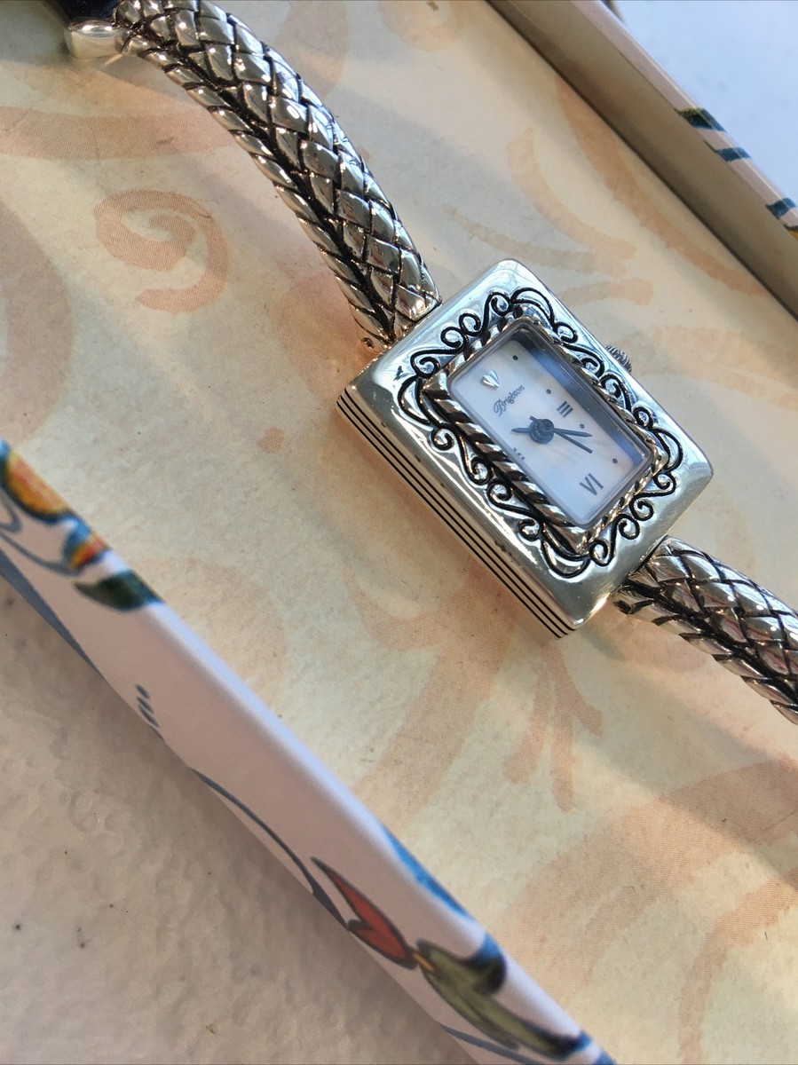 Ladies BRIGHTON Arcadia Silver Black Quartz Watch NEEDS  display picture 1