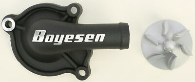 Boyesen Supercooler Water Pump Cover And Impeller Kit - Black WPK-06AB