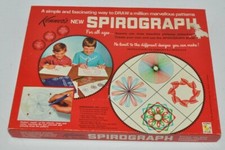 SPIROGRAPH Playset 401 vintage TOY 1969 blue Tray, missing 4 reels