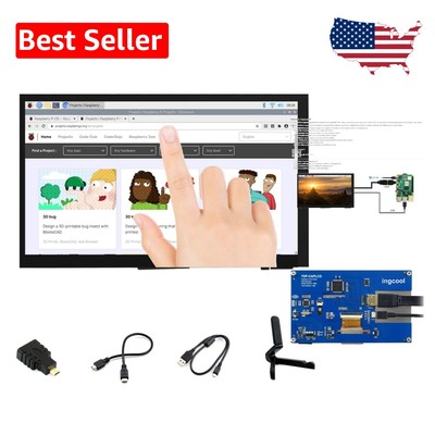 Capacitive Touch 7-Inch HDMI Display for Raspberry Pi with 5-Point Touch Support