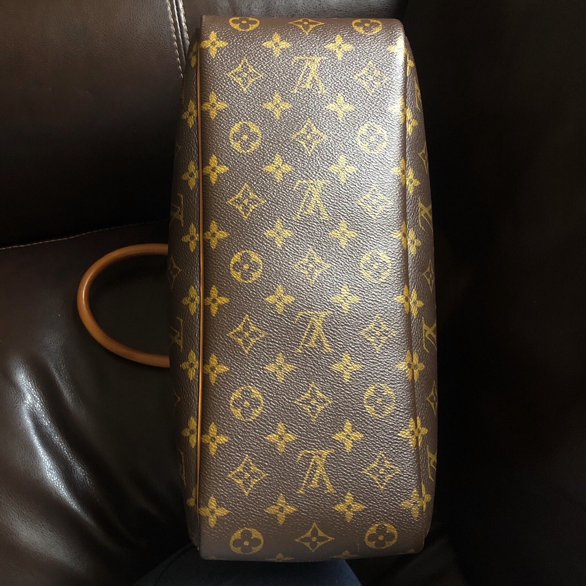 LOUIS VUITTON Deauville LV Monogram Top Handle Weekend