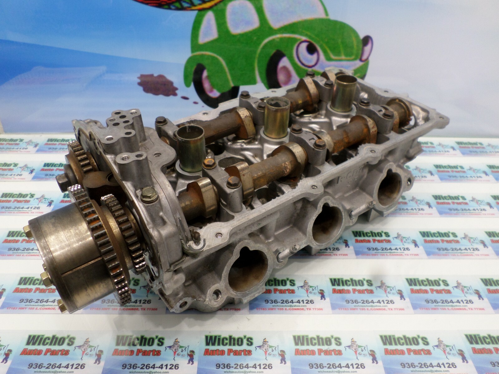 CYLINDER HEAD INFINITI G35 1362013 04 05 06 07 ASSY RIGHT PASS SIDE 3