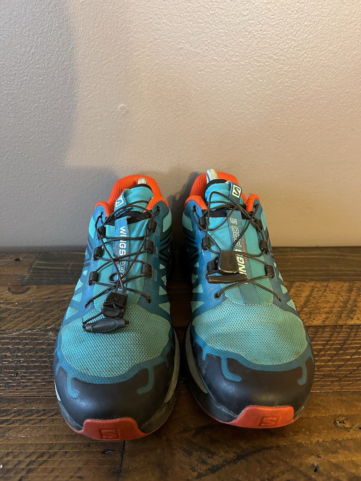 Scarpe da trail running Salomon Wings Pro 2 uomo taglia 10 blu rosso