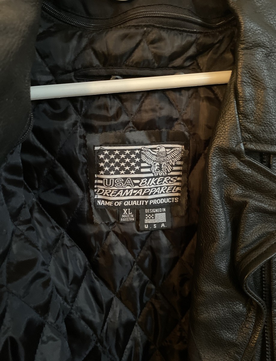 Dream-Apparel USA Biker Women's 100% Black Leather Bikers Jacket