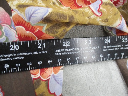 Lemon Grass Studio Blouse Womens Large Semi Sheer Floral Cottage Retro Bow Brown - Picture 10 of 13