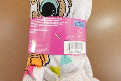 LOL Surprise Large Girls Shoe Size 4-8 Colorful Print No Show Socks 12 Pairs NWT - Picture 7 of 9